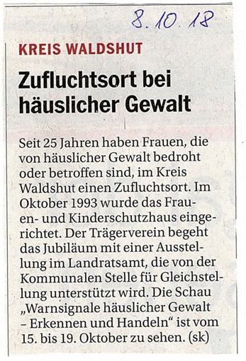 Zufluchtsort bei häuslicher Gewalt