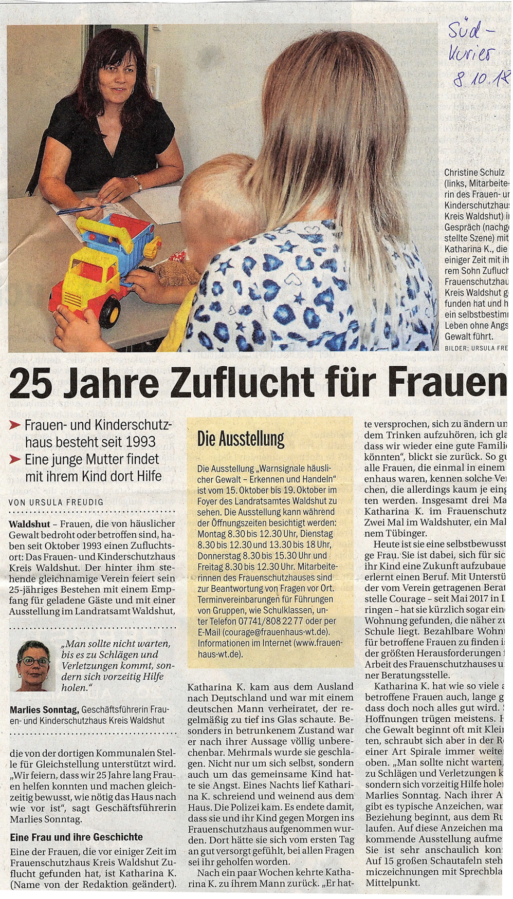 25 Jahre Zuflucht für Frauen