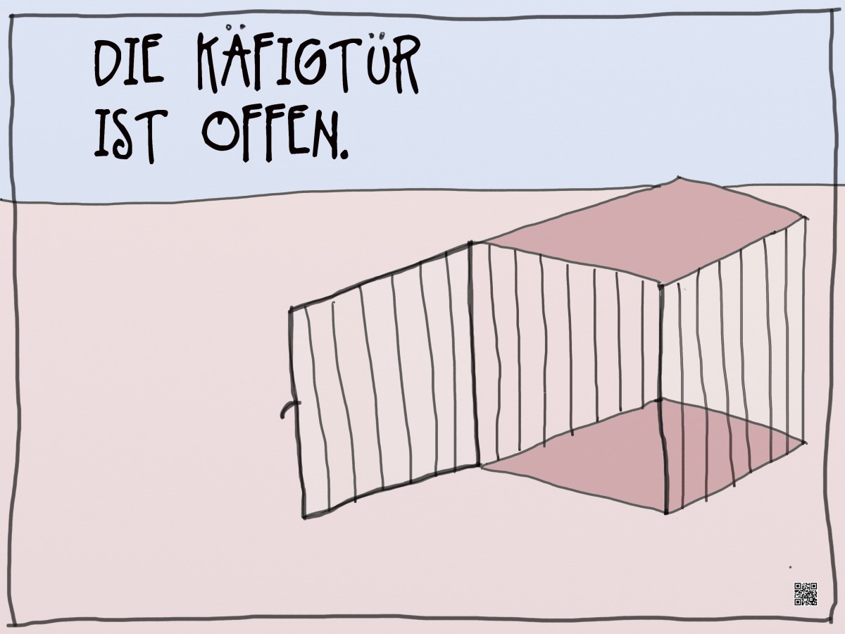 Käfigtür